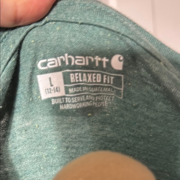 Women's Green V-Neck Top - Picture 2 of 4